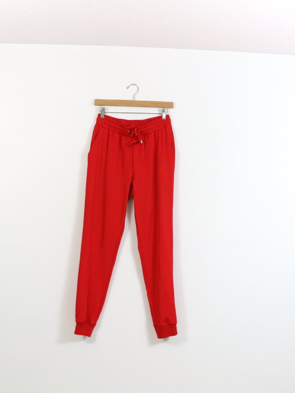 *Revamped Red Drawstring Jogger Pant - Picture 2 of 7